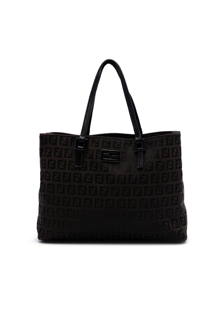 Pre-Loved Fendi Zucchino Canvas Tote