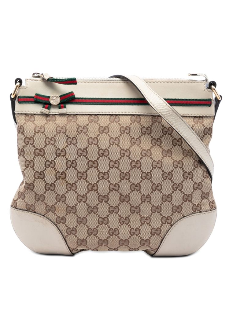 Pre-Loved Gucci Gg Canvas Web Mayfair Crossbody