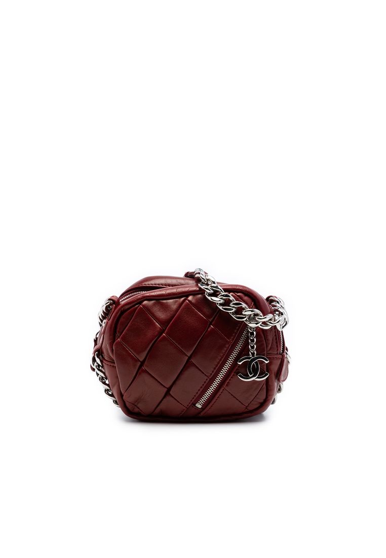 Pre-Loved Chanel Cc Quilted Lambskin Camera Bag