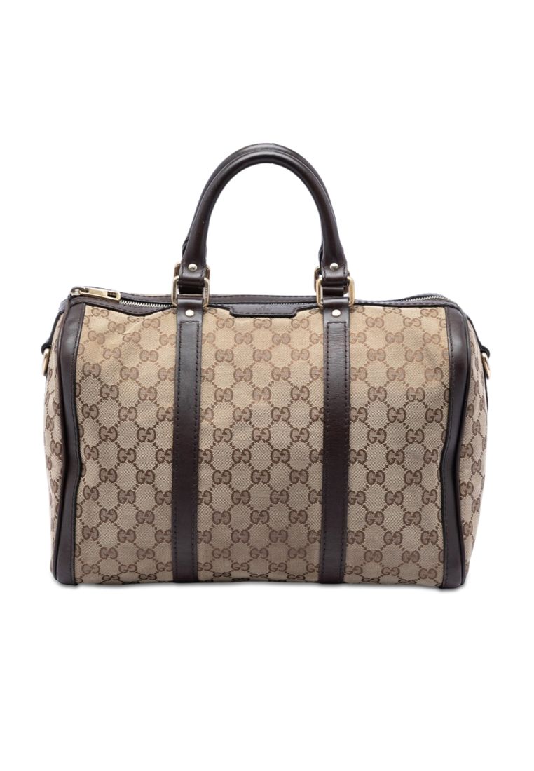 Pre-Loved Gucci Medium Gg Canvas Joy Boston Bag