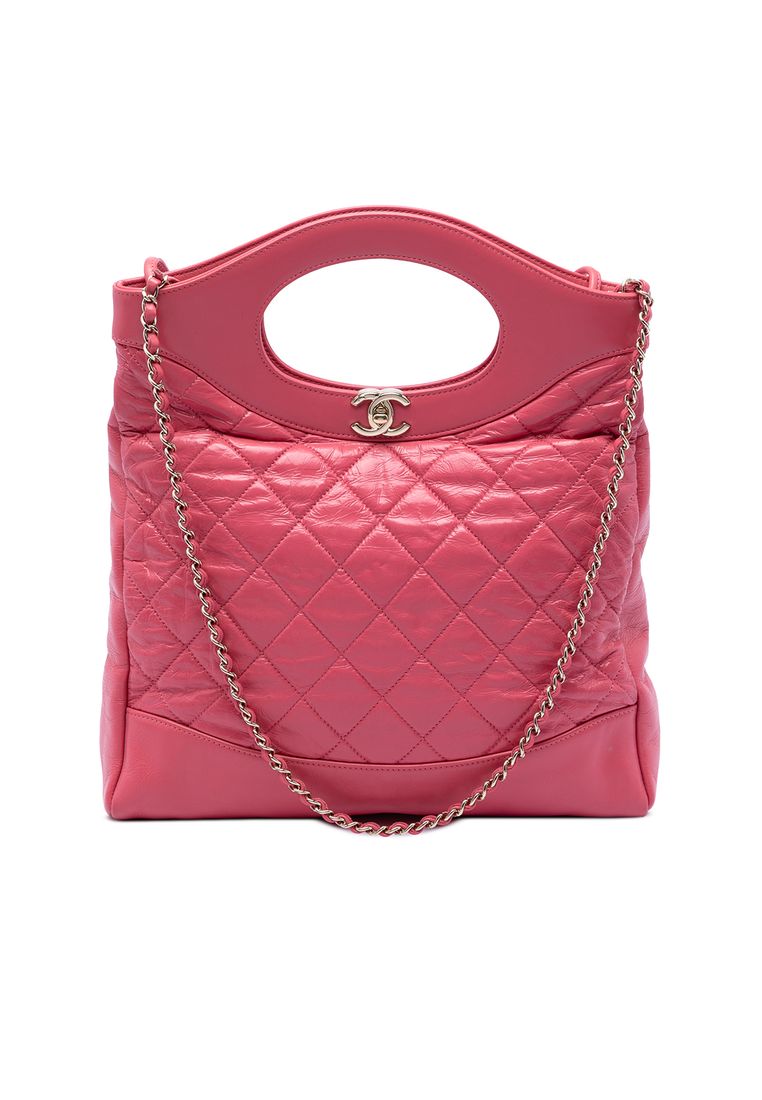 Pre-Loved Chanel Small Quilted Shiny Aged Calfskin 31 Shopping Bag
