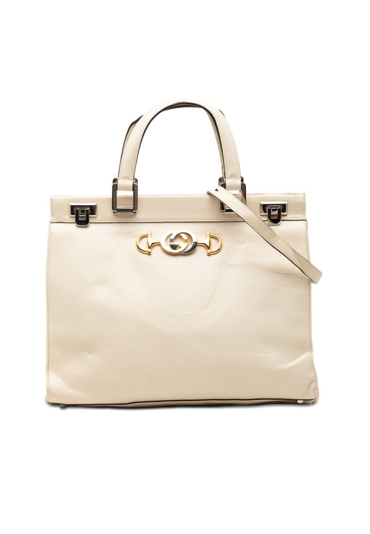 Pre-Loved Gucci Medium Calfskin Zumi Top Handle Bag