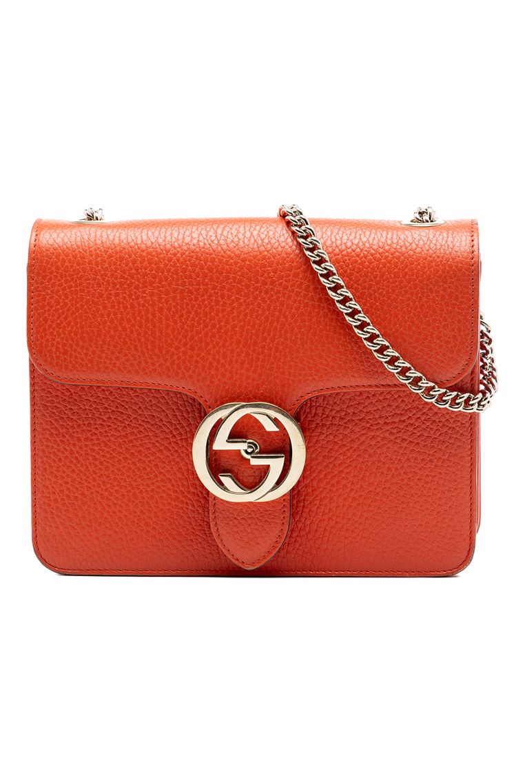 Pre-Loved Gucci Small Dollar Calfskin Interlocking G Crossbody