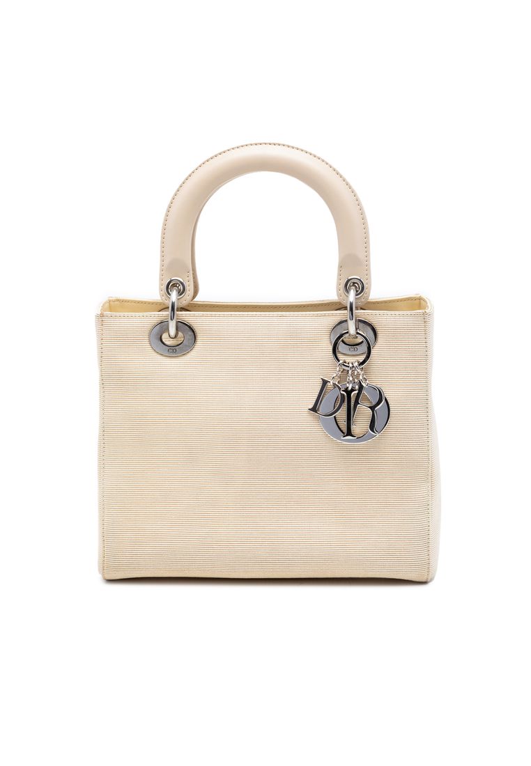 Pre-Loved Dior Medium Canvas Lady Dior