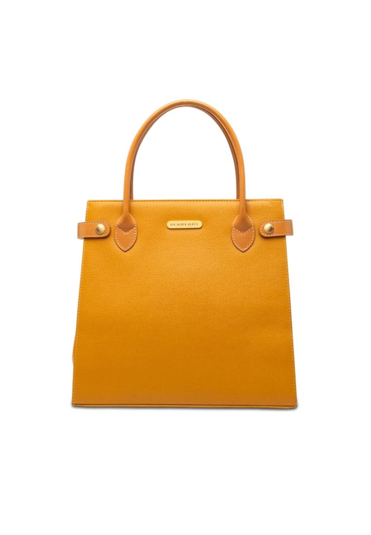 Pre-Loved Burberry Calf Leather Handbag