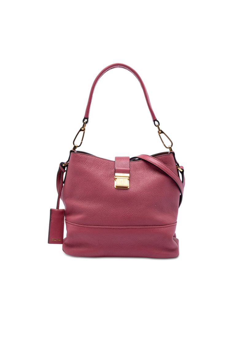 Pre-Loved Miu Miu Goatskin Madras Convertible Hobo