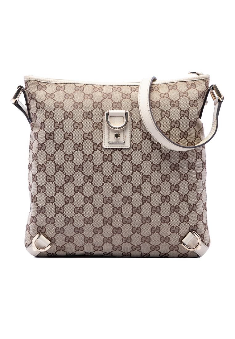 Pre-Loved Gucci Gg Canvas Abbey D Ring Crossbody