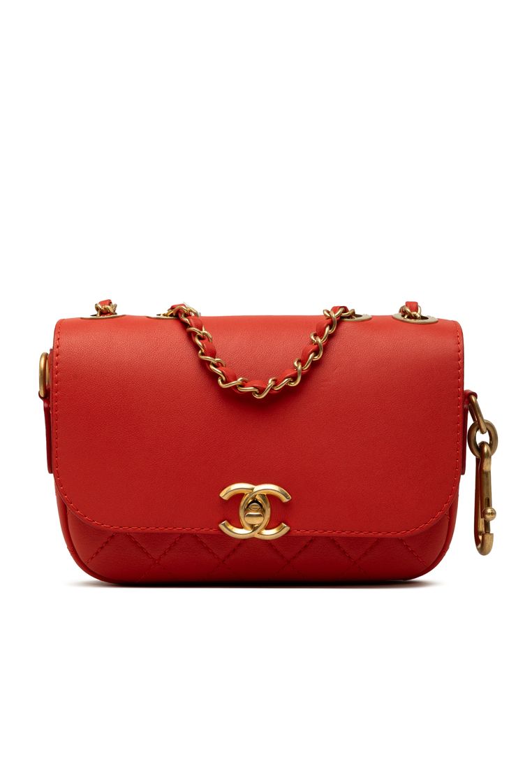 Pre-Loved Chanel Quilted Calfskin Multi Pouching Flap