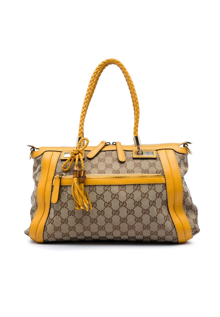 Pre-Loved Gucci Gg Canvas Bella Satchel