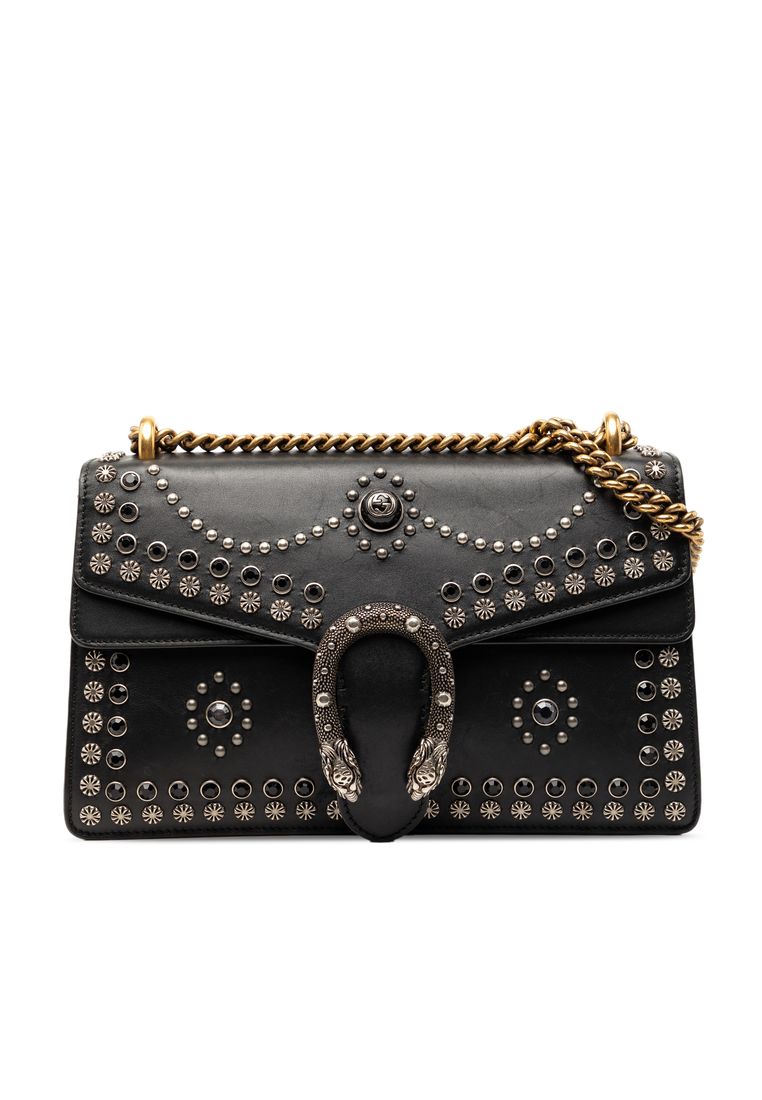 Pre-Loved Gucci Medium Studded Calfskin Dionysus Shoulder Bag