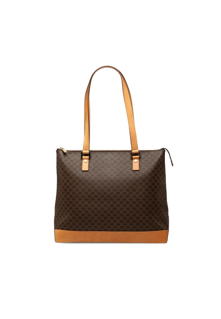 Pre-Loved Celine Macadam Coated Canvas Tote