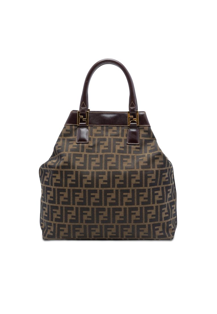 Pre-Loved Fendi Zucca Canvas Tote