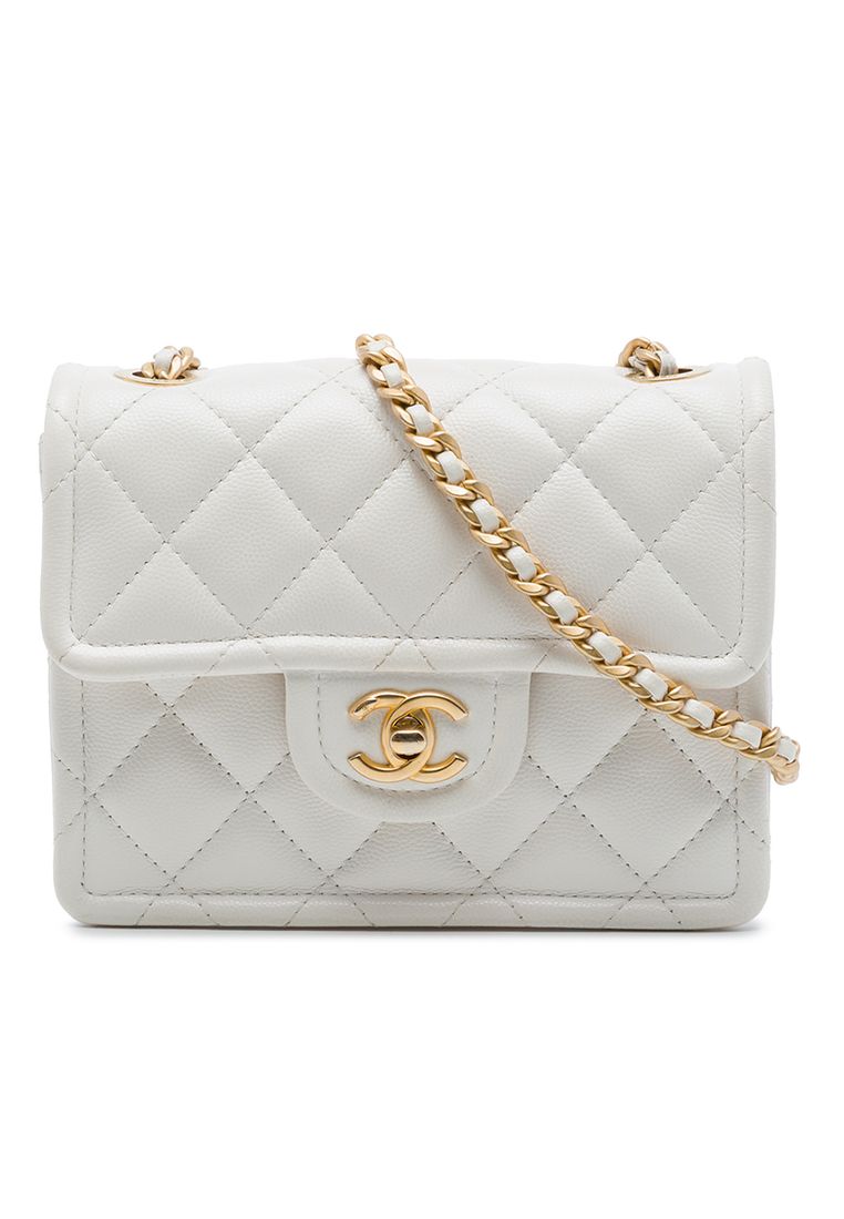 Pre-Loved Chanel Mini Quilted Caviar Sweet Flap