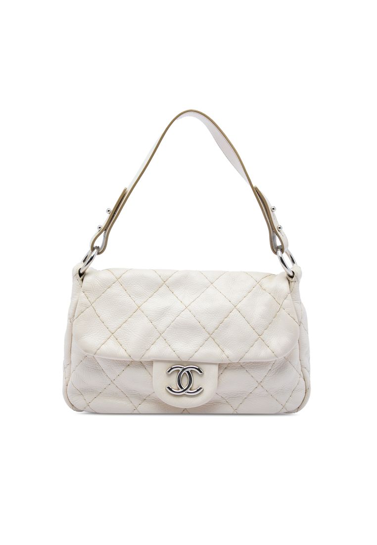 Pre-Loved Chanel Glazed Calfskin On The Road Flap