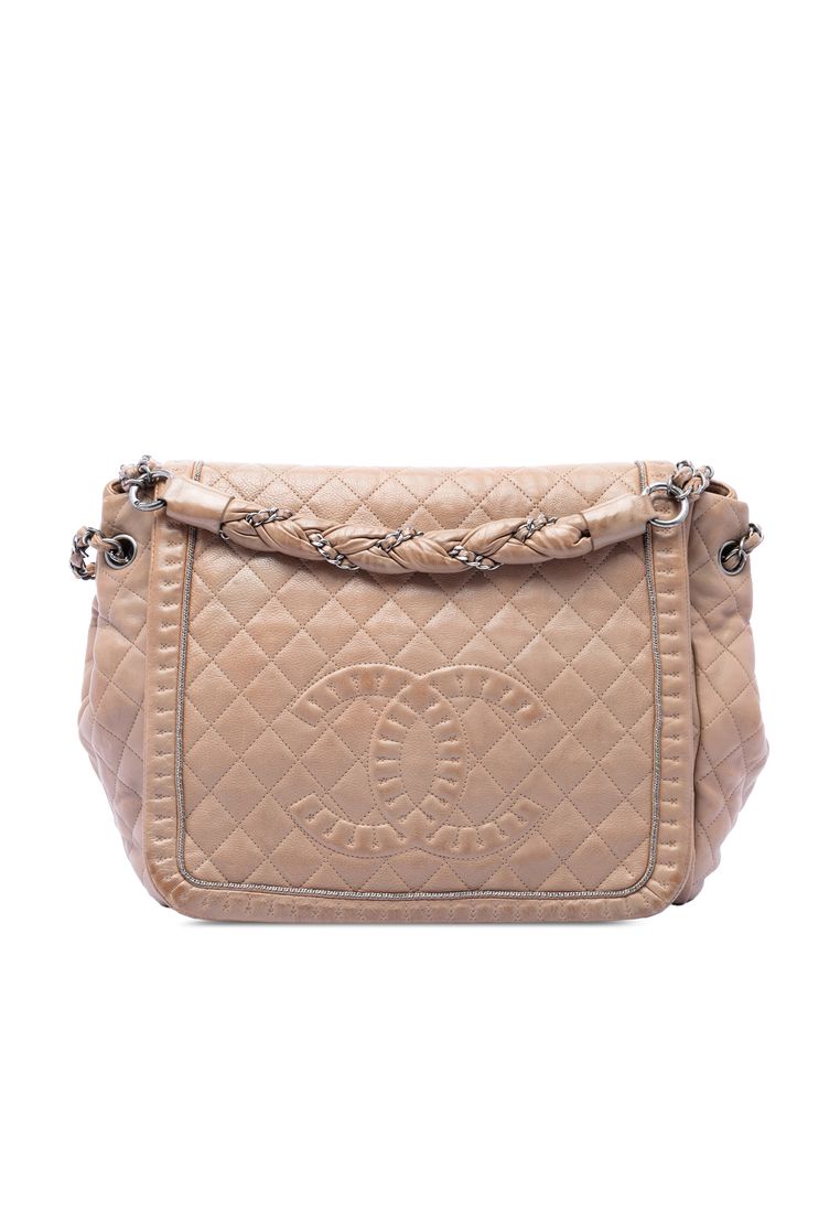 Pre-Loved Chanel Large Quilted Calfskin Istanbul Accordion Flap