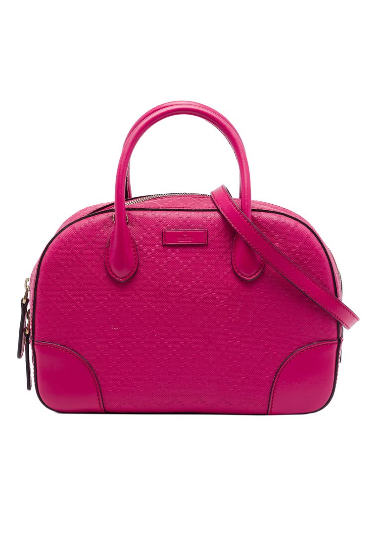 Pre-Loved Gucci Diamante Bright Calfskin Satchel