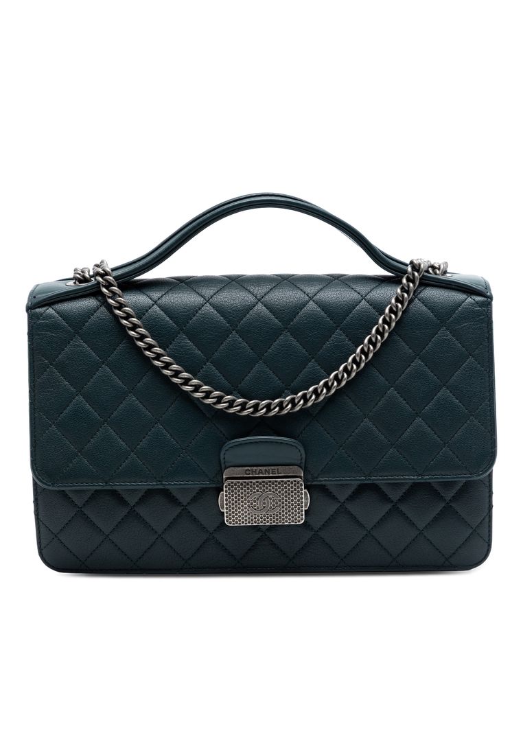 Pre-Loved Chanel Medium Quilted Goatskin Cc University Flap