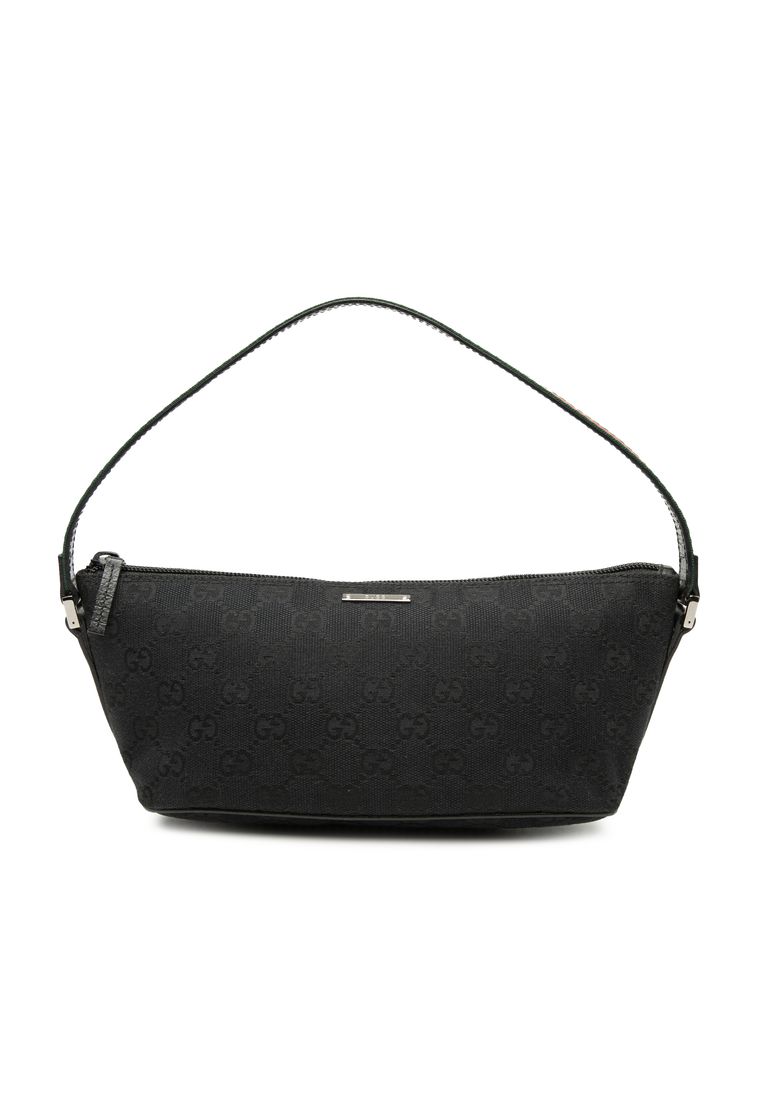 Pre-Loved Gucci Gg Canvas Web Boat