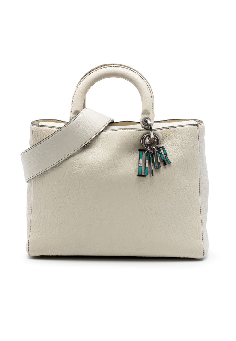 Pre-Loved Dior Large Canyon Grained Lambskin Lady Dior
