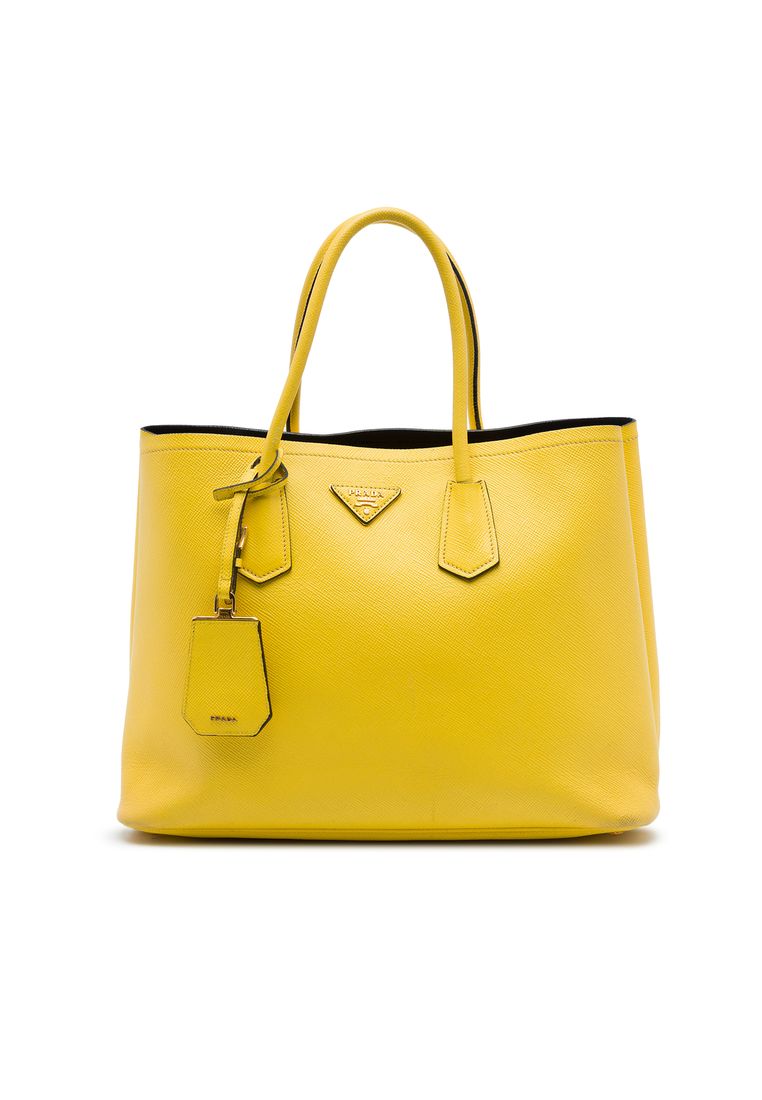 Pre-Loved Prada Medium Saffiano Cuir Double Satchel