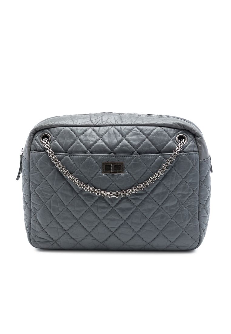 Pre-Loved Chanel Large Quilted Calfskin Reissue 2.55 Camera Bag
