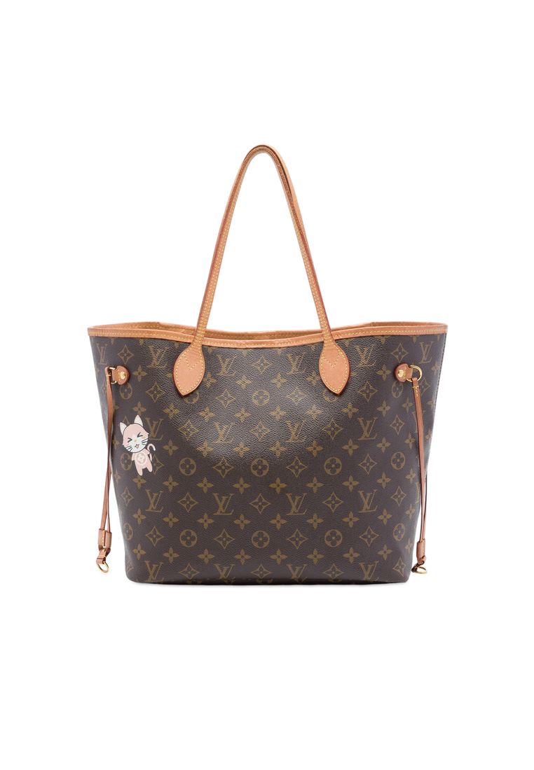 Pre-Loved Louis Vuitton Monogram Catogram Neverfull Mm