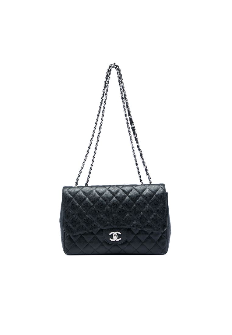 Pre-Loved Chanel Jumbo Classic Caviar Single Flap