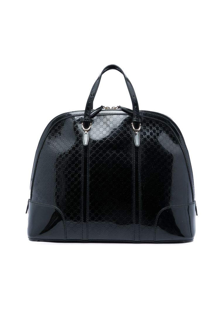 Pre-Loved Gucci Large Microguccissima Patent Nice Dome Top Handle Bag