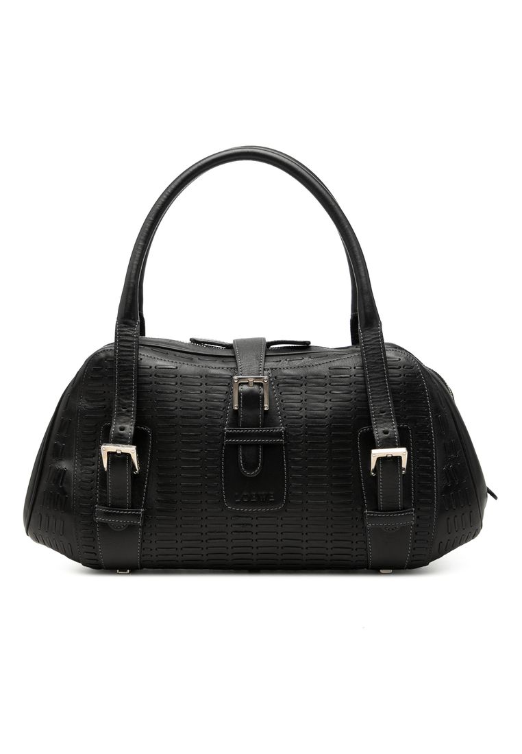 Pre-Loved Loewe Embossed Leather Senda Handbag