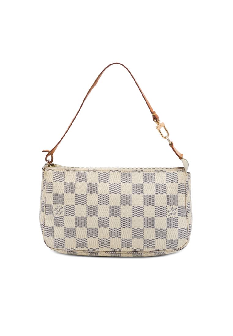 Pre-Loved Louis Vuitton Damier Azur Pochette Accessoires