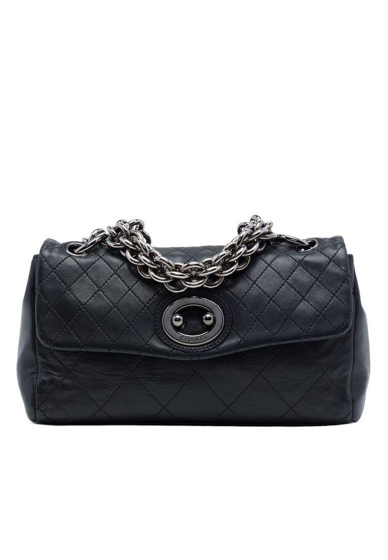 Pre-Loved Chanel Quilted Calfskin Bijoux Ring Chain Flap