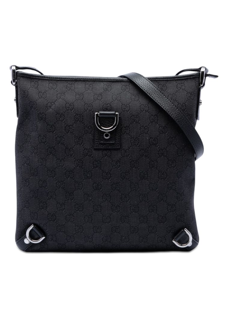 Pre-Loved Gucci Gg Denim Abbey D Ring Crossbody