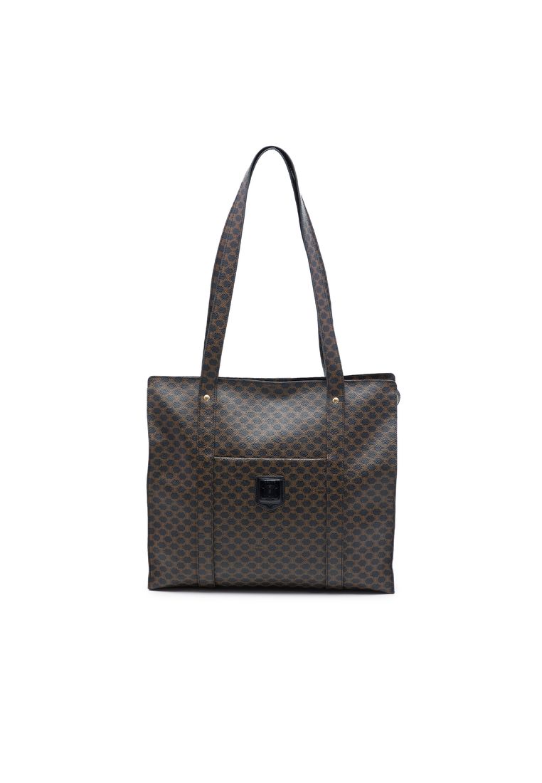 Pre-Loved Celine Macadam Coated Canvas Tote