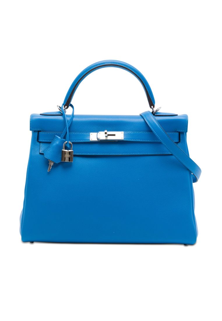 Pre-Loved Hermès Clemence Kelly Ii Retourne 32