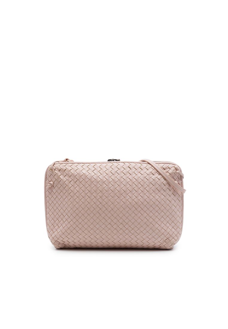 Pre-Loved Bottega Veneta Large Nappa Intrecciato Nodini Crossbody