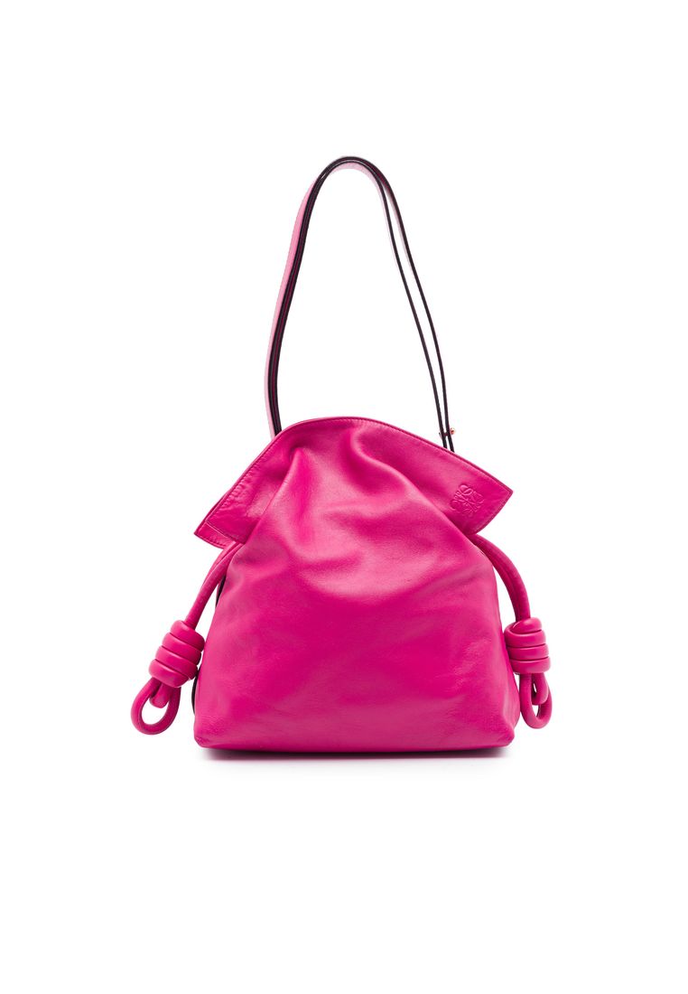Pre-Loved Loewe Medium Nappa Flamenco Knot Shoulder Bag