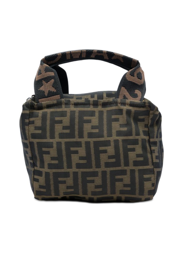 Pre-Loved Fendi Mini Zucca Canvas Handbag