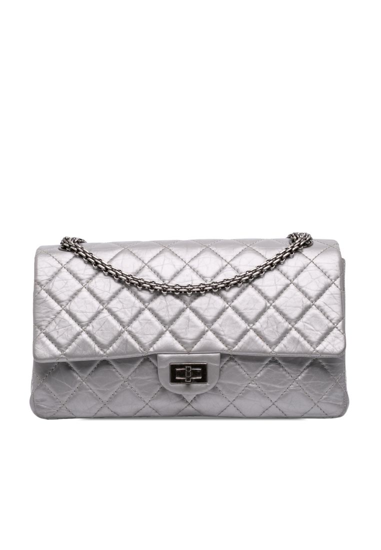 Pre-Loved Chanel Quilted Aged Calfskin Reissue 2.55 Double Compartment Single Flap 226