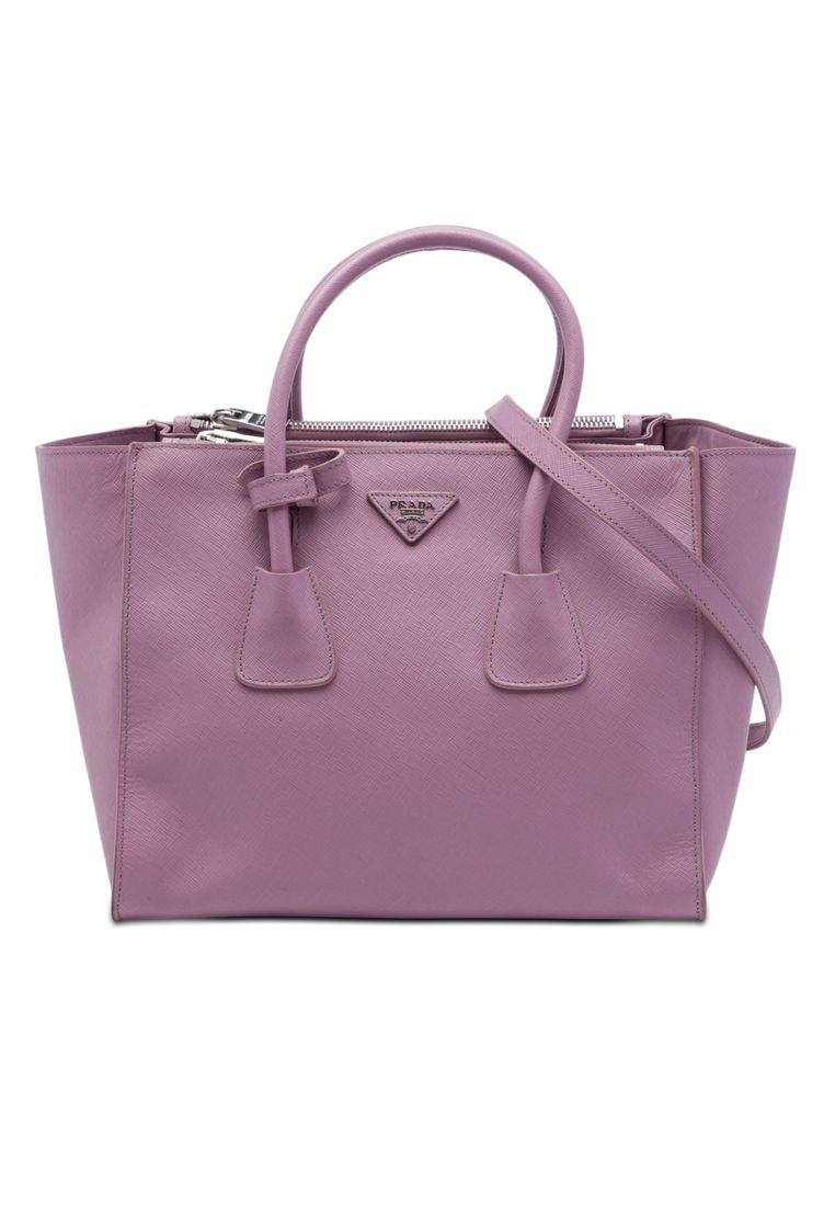 Pre-Loved Prada Medium Saffiano Twin Pocket Satchel