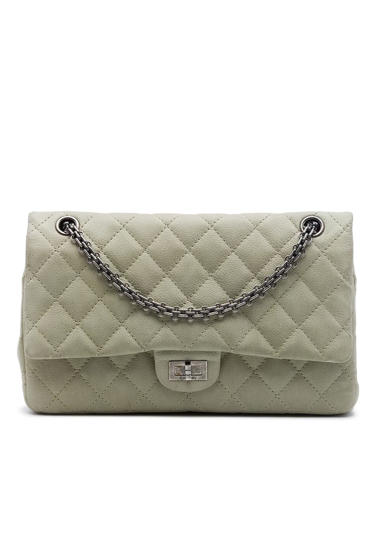 Pre-Loved Chanel Quilted Caviar Reissue 2.55 Double Flap 226
