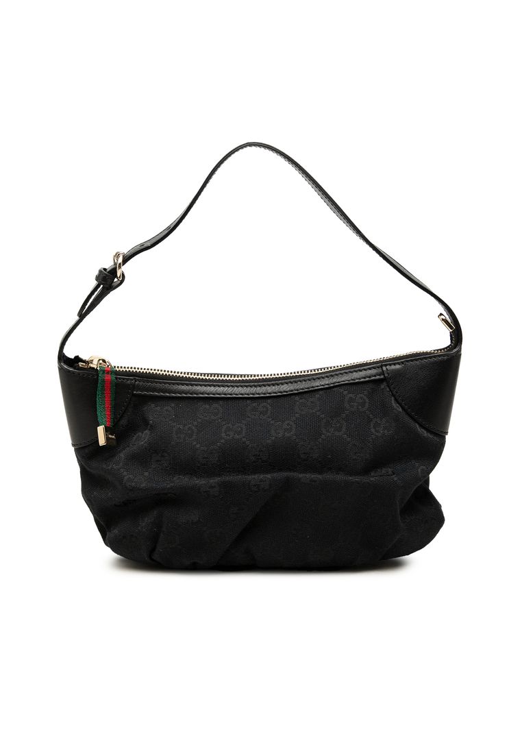 Pre-Loved Gucci Gg Canvas Web Handbag