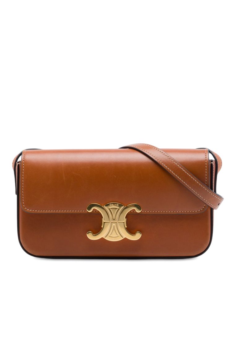 Pre-Loved Celine Shiny Calfskin Claude Shoulder Bag