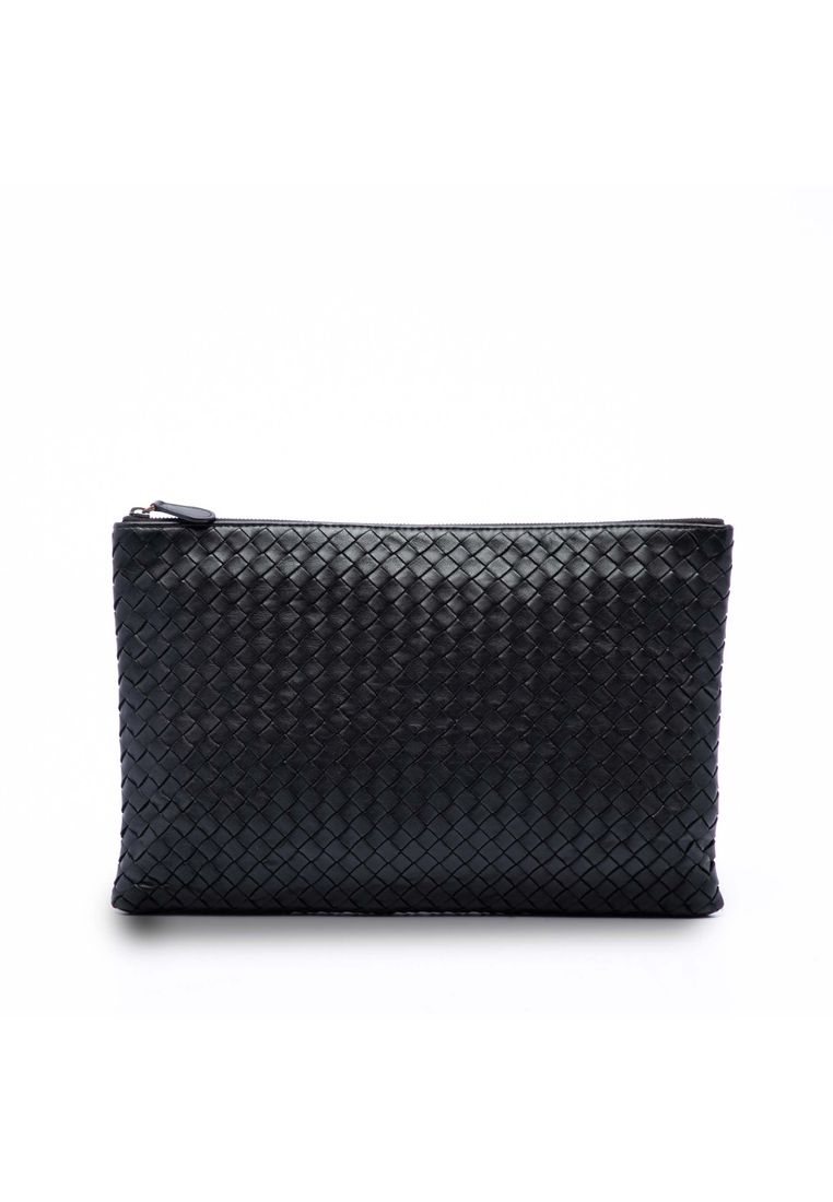 Pre-Loved Bottega Veneta Nappa Intrecciato Clutch