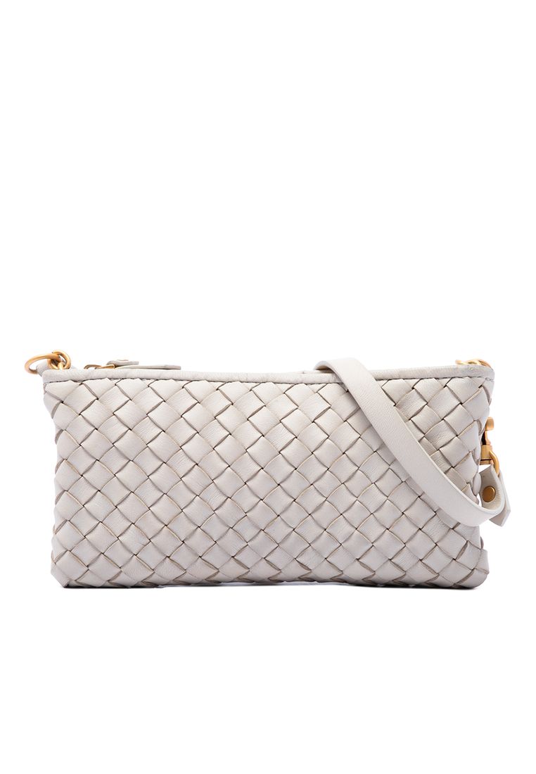 Pre-Loved Bottega Veneta Nappa Intrecciato Pouch On Strap