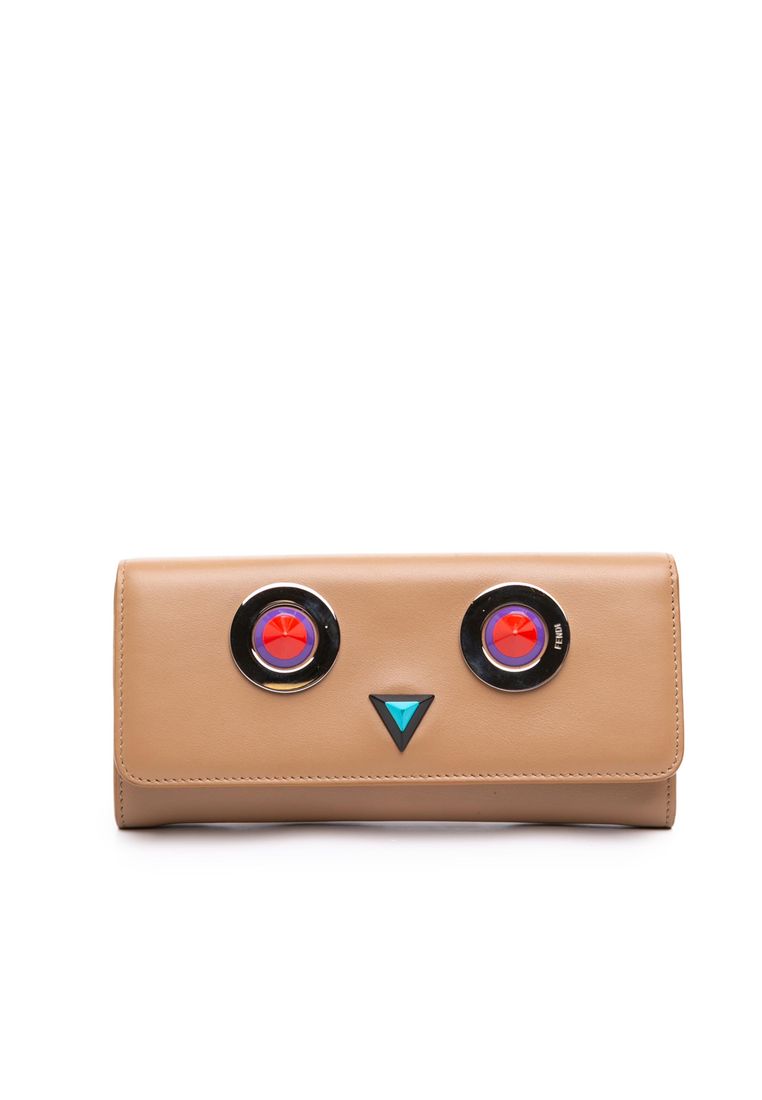 Pre-Loved Fendi Leather Hypnoteyes Continental Wallet