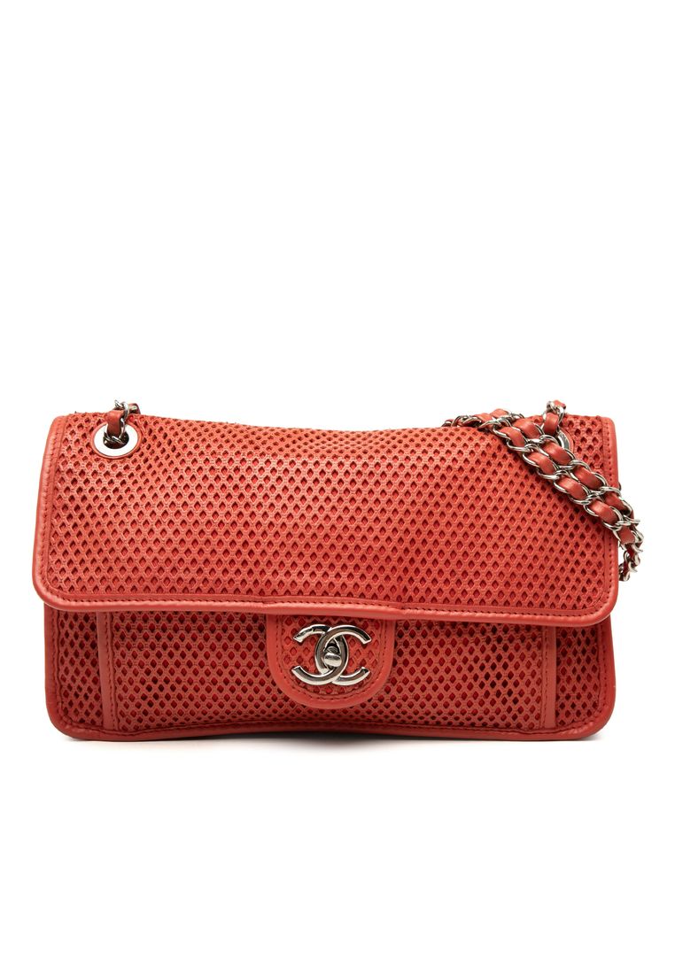 Pre-Loved Chanel Medium Perforated Calfskin Up In The Air Flap