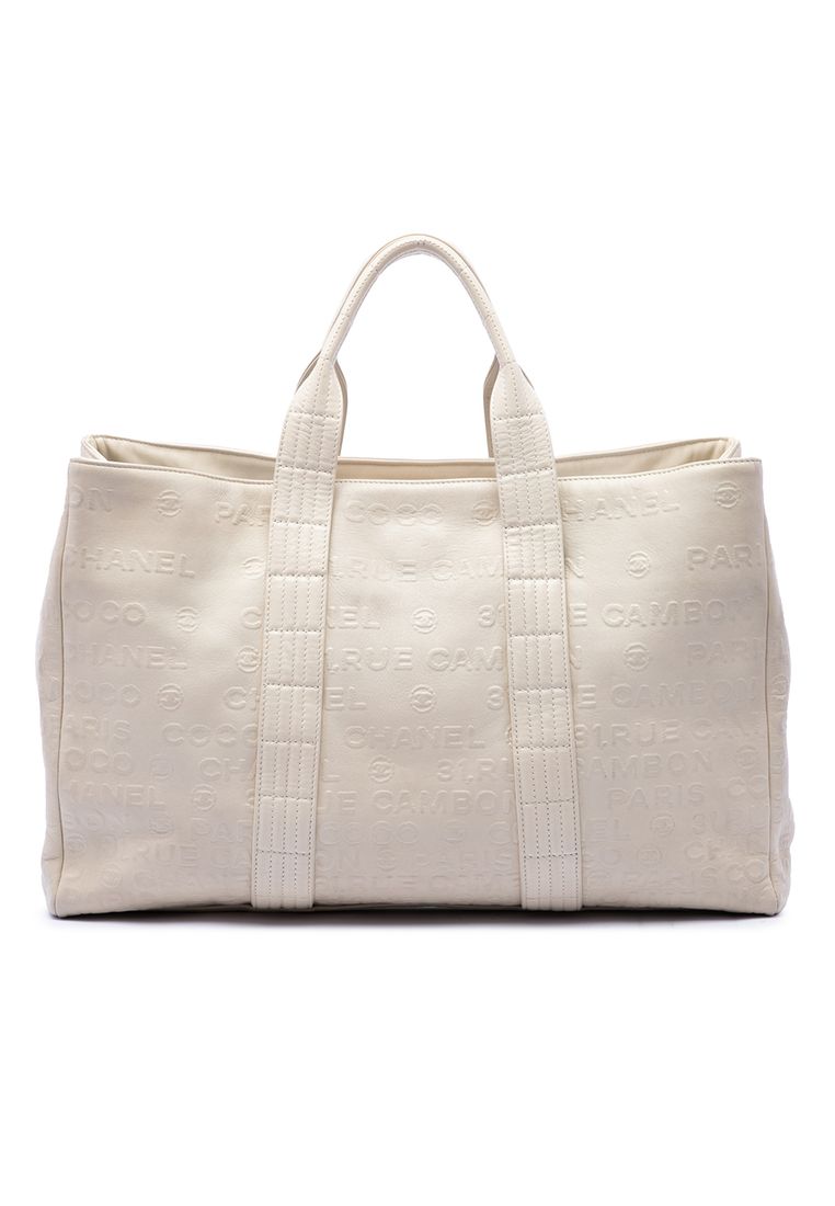Pre-Loved Chanel Embossed Lambskin 31 Rue Cambon Tote