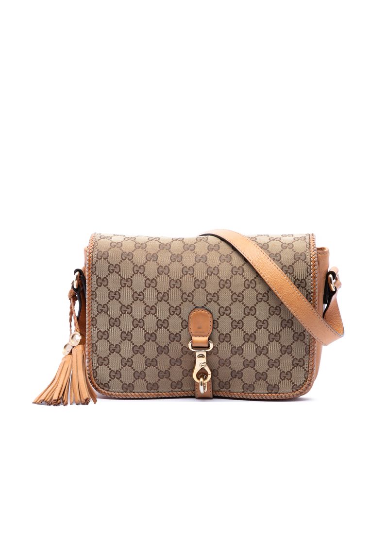 Pre-Loved Gucci Gg Canvas Marrakech Crossbody