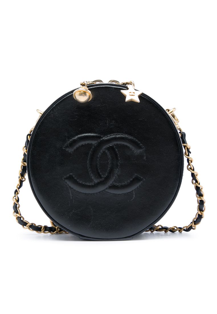 Pre-Loved Chanel Glazed Calfskin Round As Earth Evening Bag