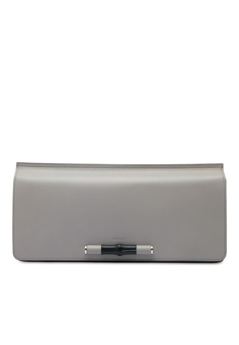 Pre-Loved Gucci Calfskin Lady Bamboo Clutch